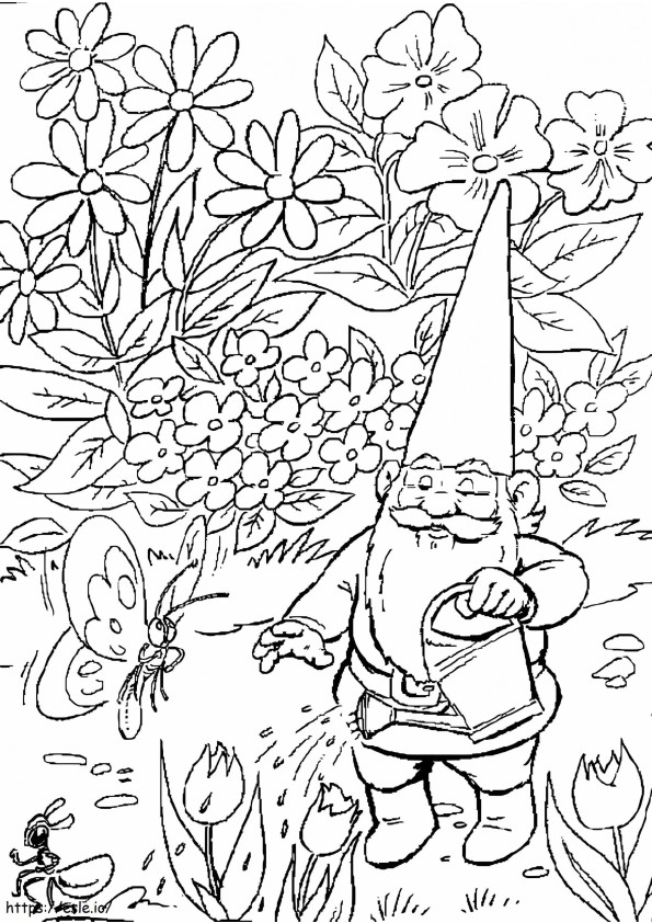 Coloriage David le Gnome 2 à imprimer dessin
