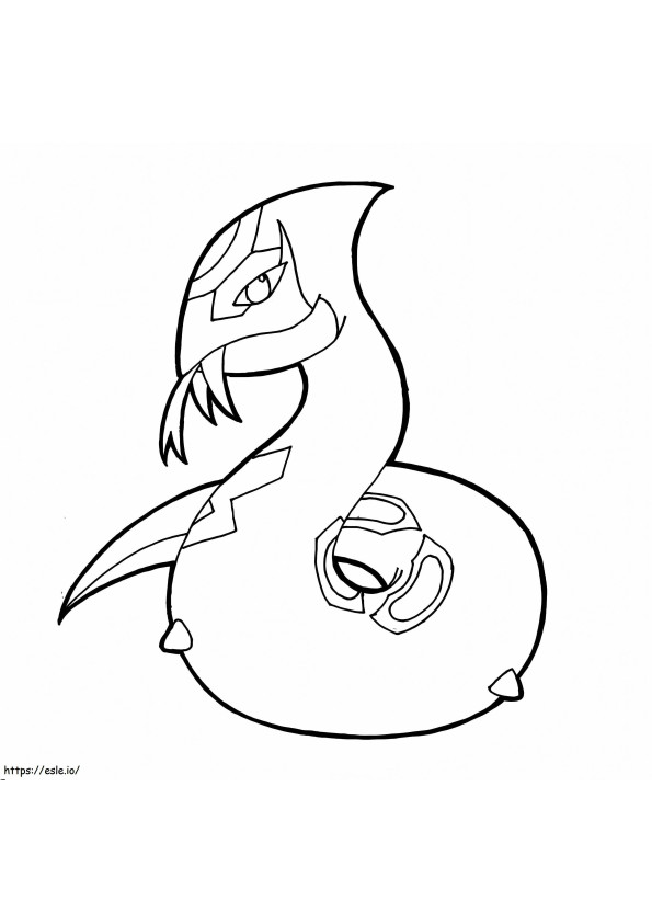 Coloriage Séviper Pokémon 2 à imprimer dessin
