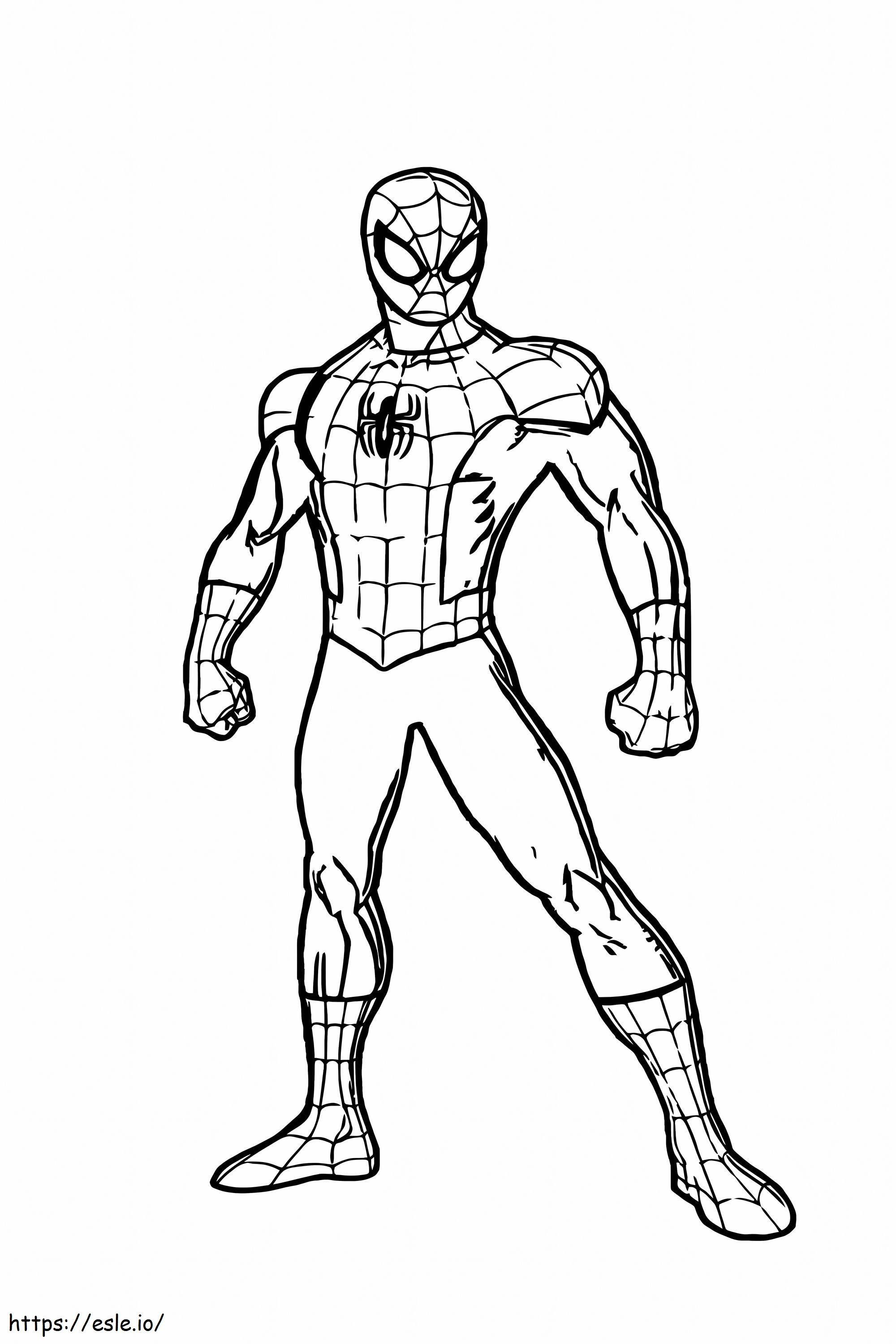 Good Spider Man coloring page