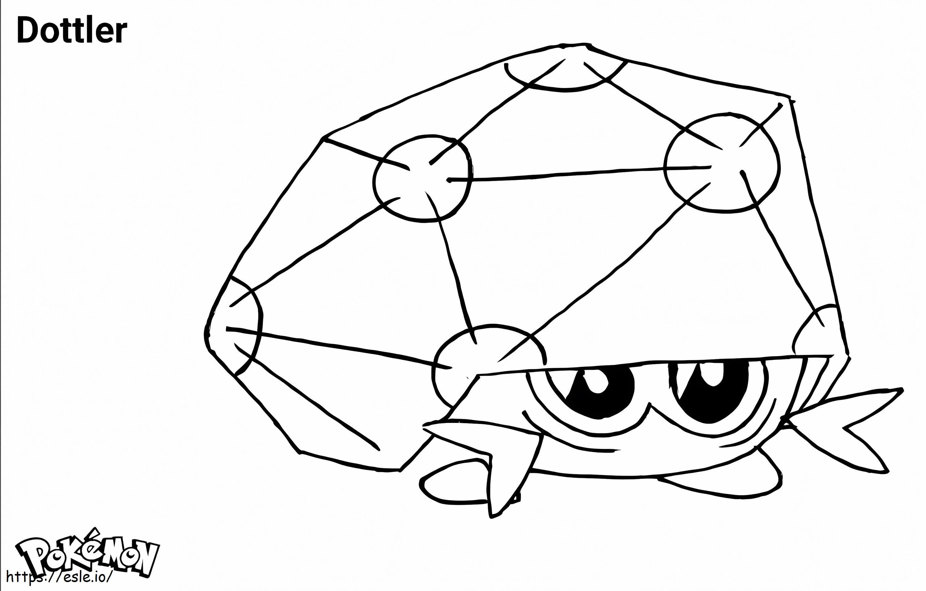 Pokemon Dottler 2 Gambar Mewarnai