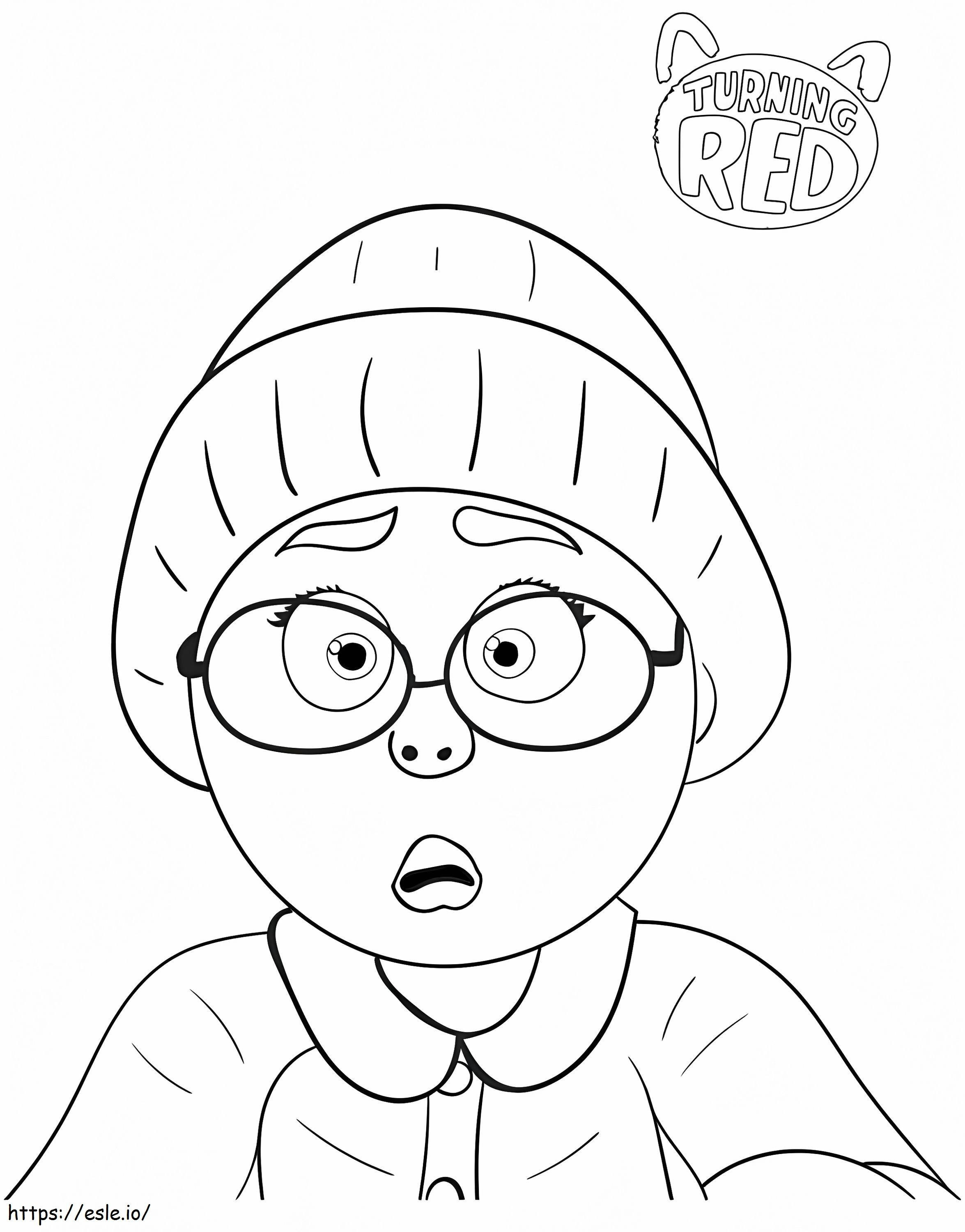Turning Red 5 coloring page