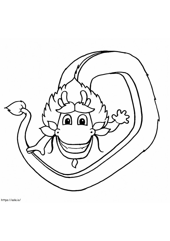 Long From Wish Dragon coloring page