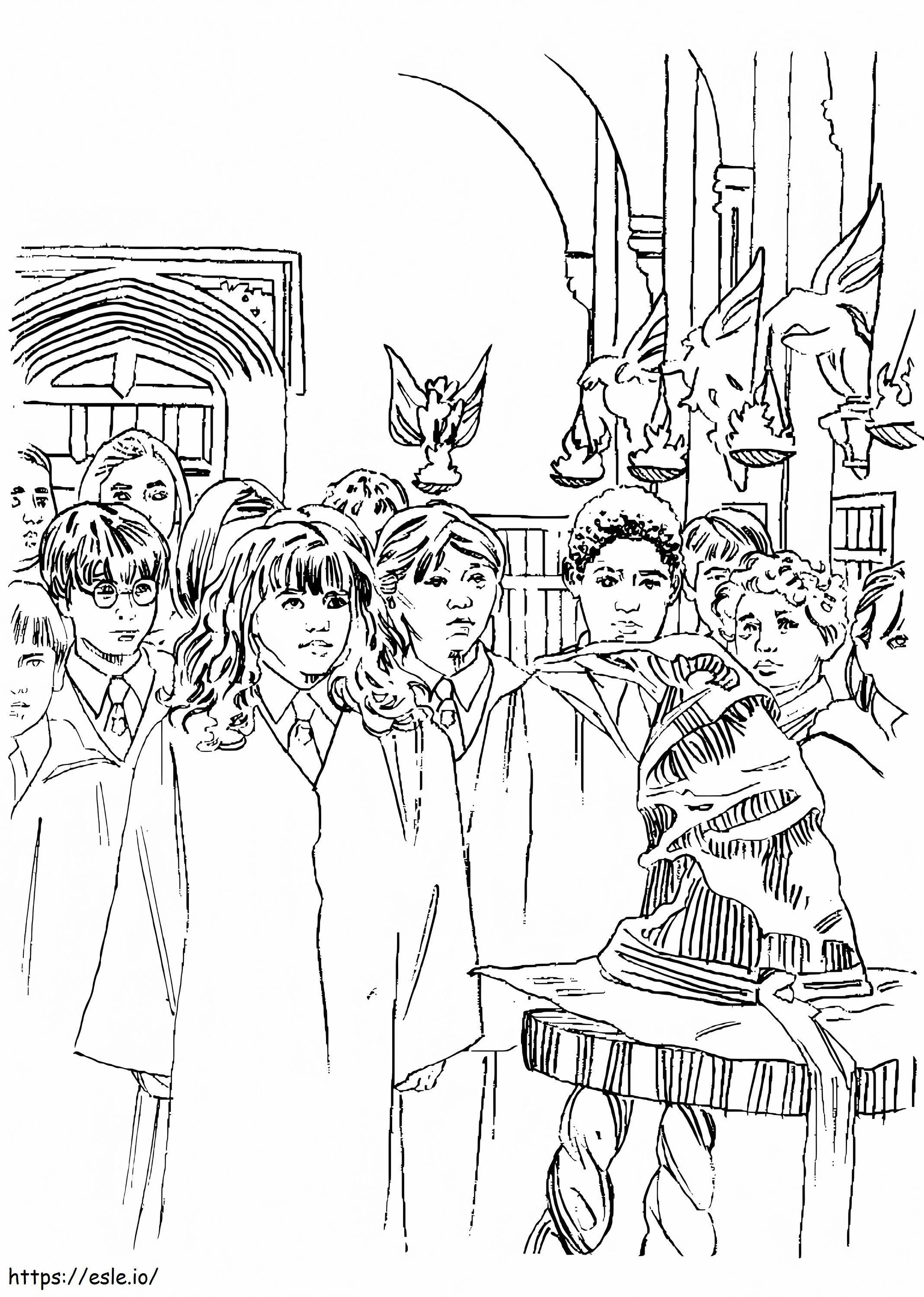 Harry Potter And The Philosopher'S Stone coloring page