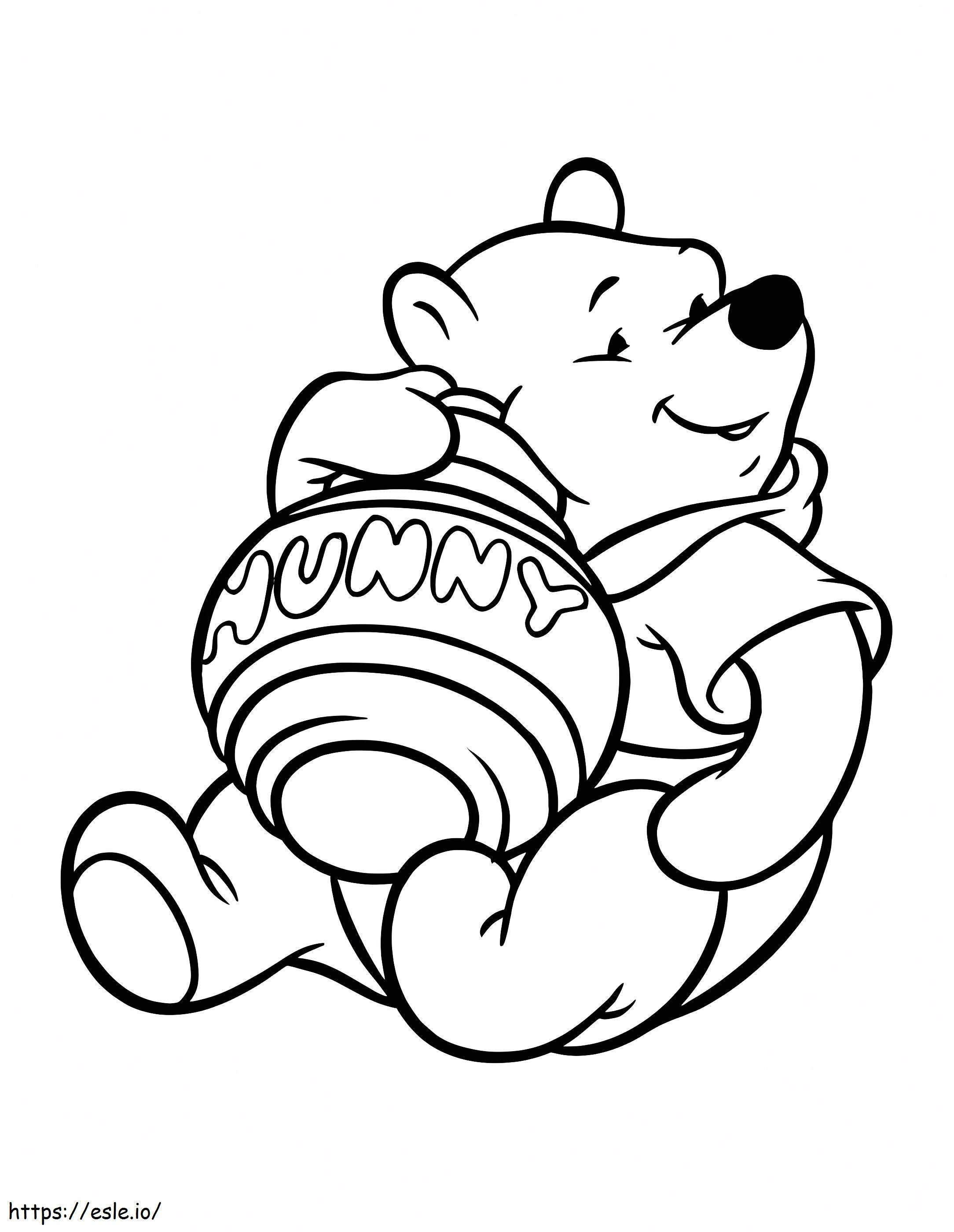 Perfeito Ursinho Pooh para colorir