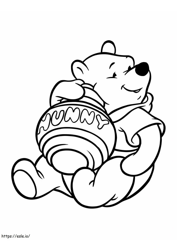 Pooh'un Mükemmel Winnie'si boyama