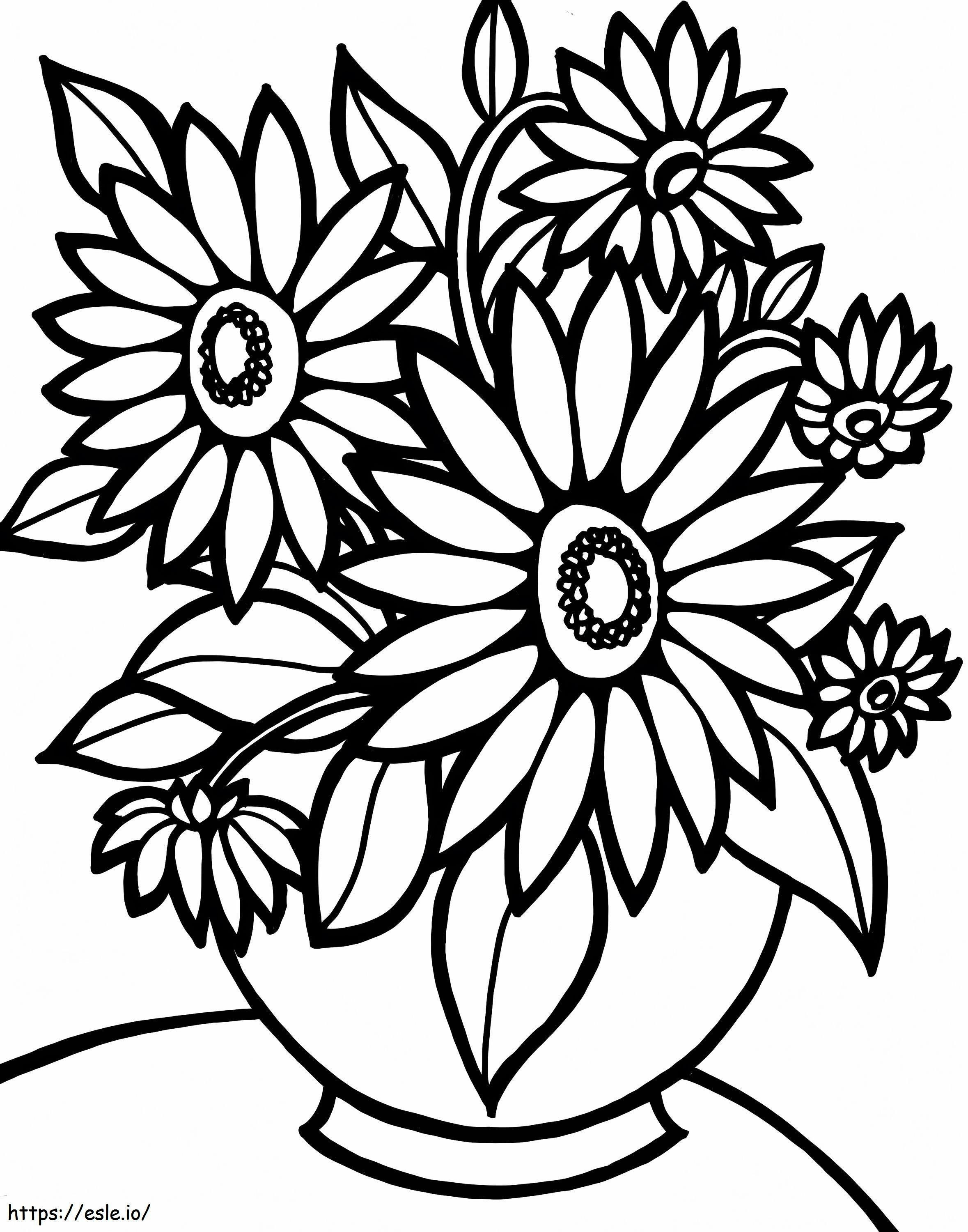 Beautiful Vase coloring page