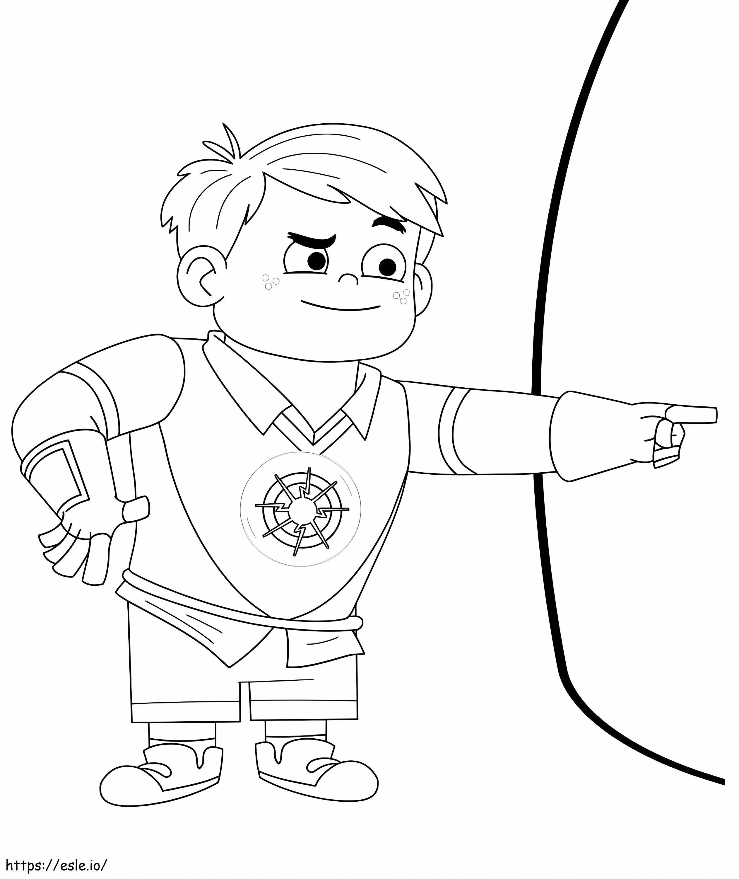 Gambar Mewarnai Sekolah Dasar Pahlawan Benny Bubbles
