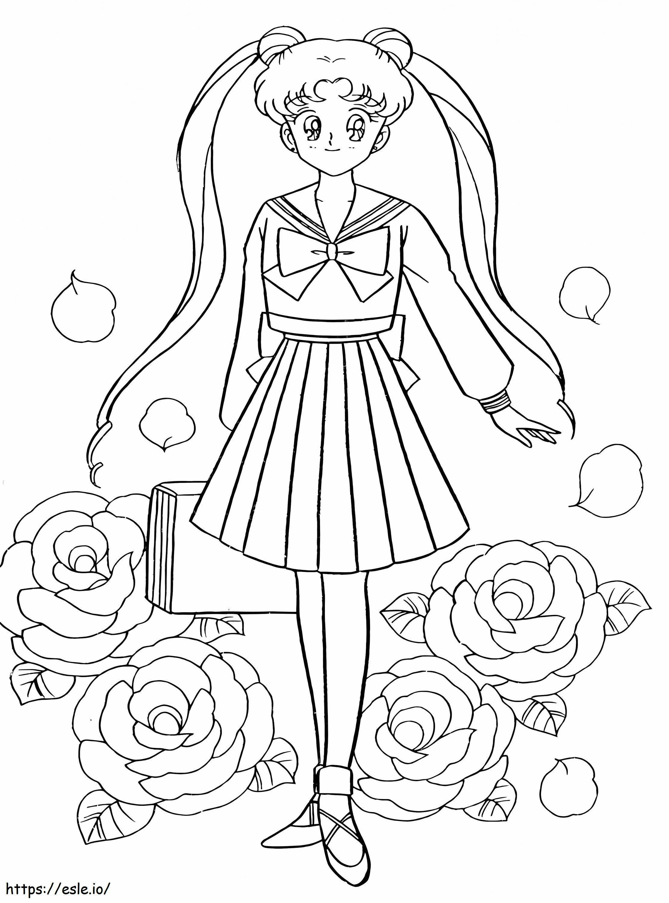 Sailor Moon stampabile da colorare