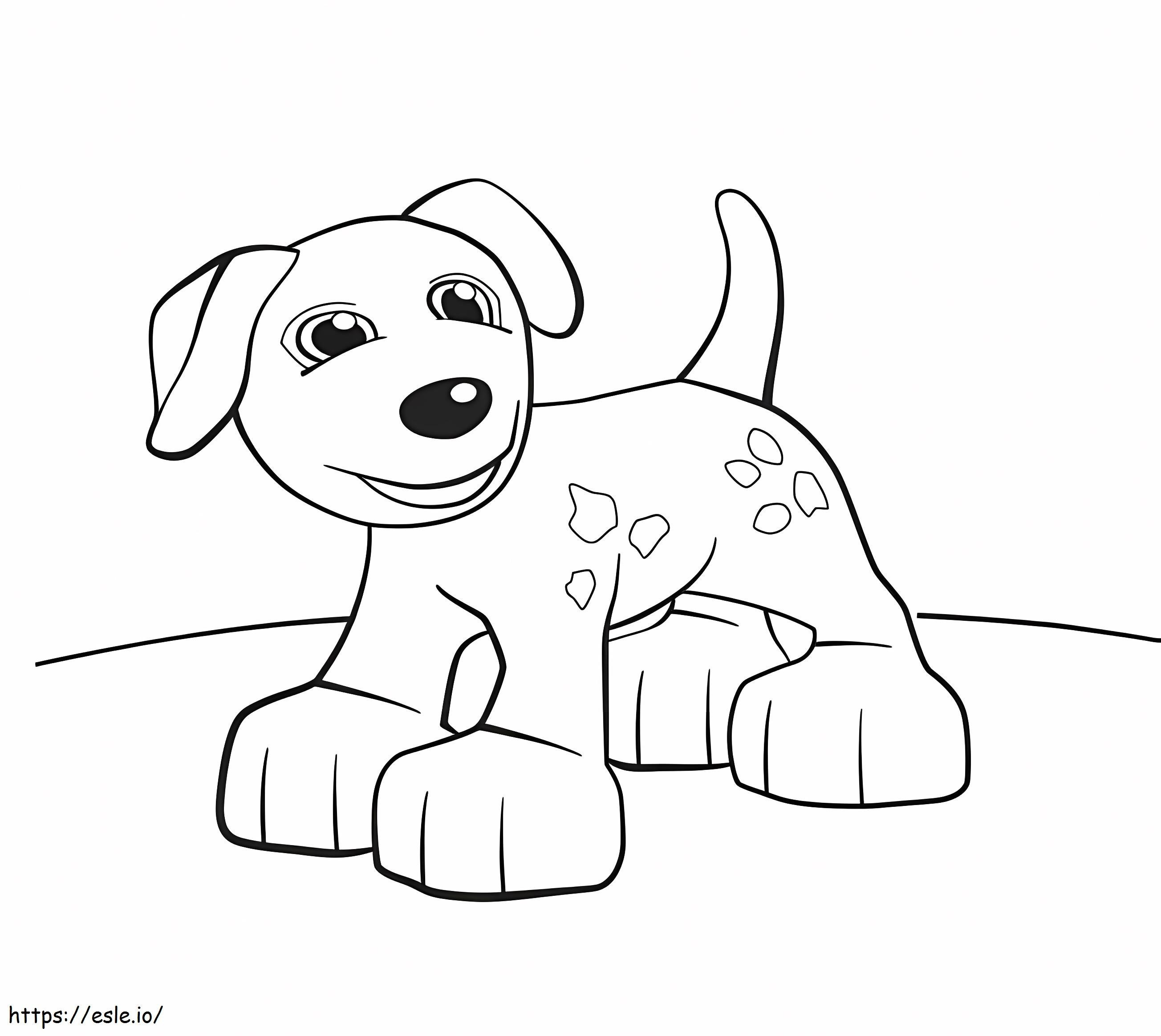犬のレゴデュプロ ぬりえ - 塗り絵