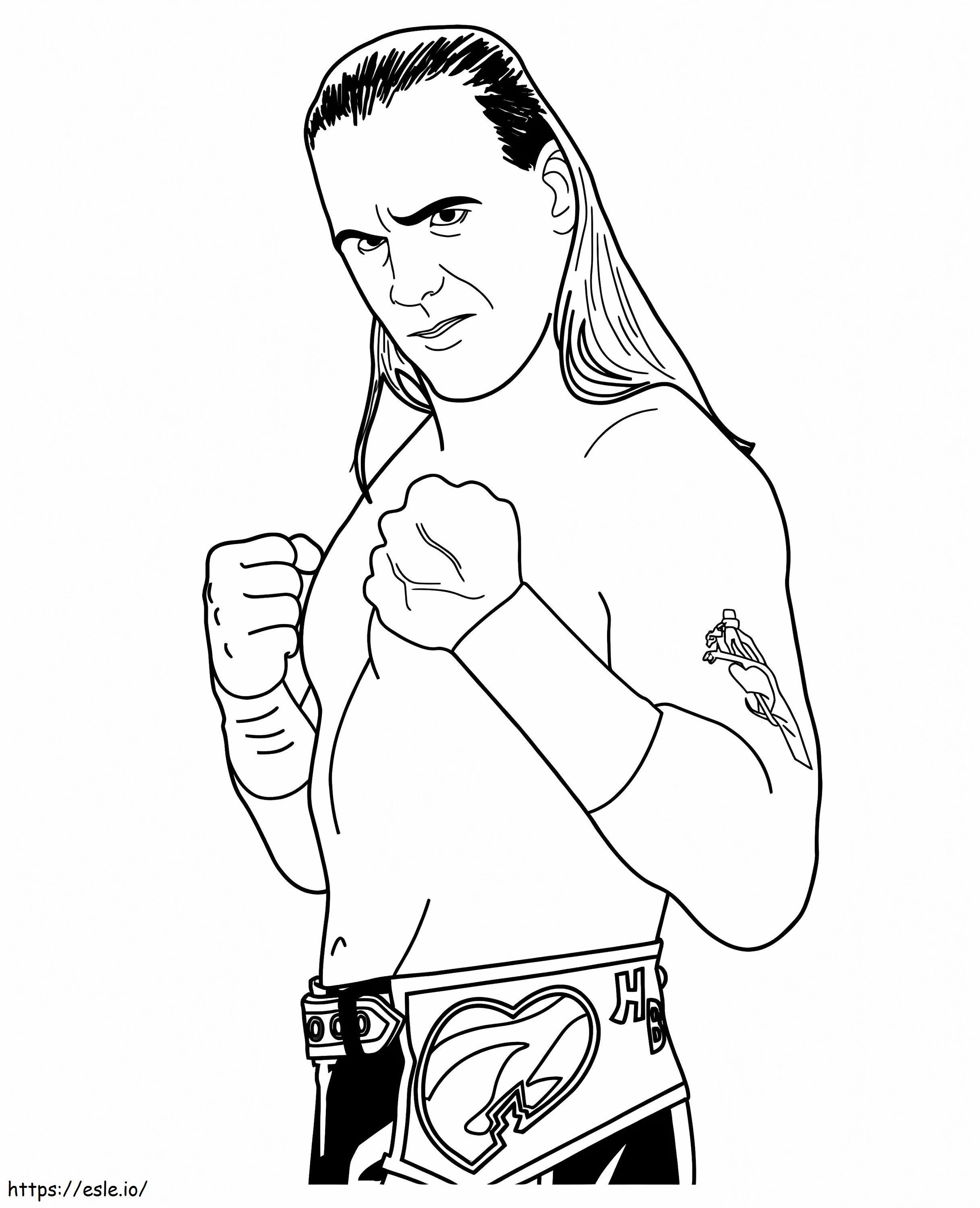 Shawn Michaels Printable coloring page
