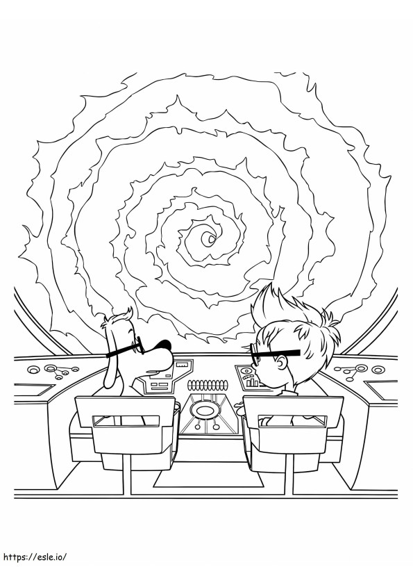 Mr. Peabody And Sherman 9 coloring page