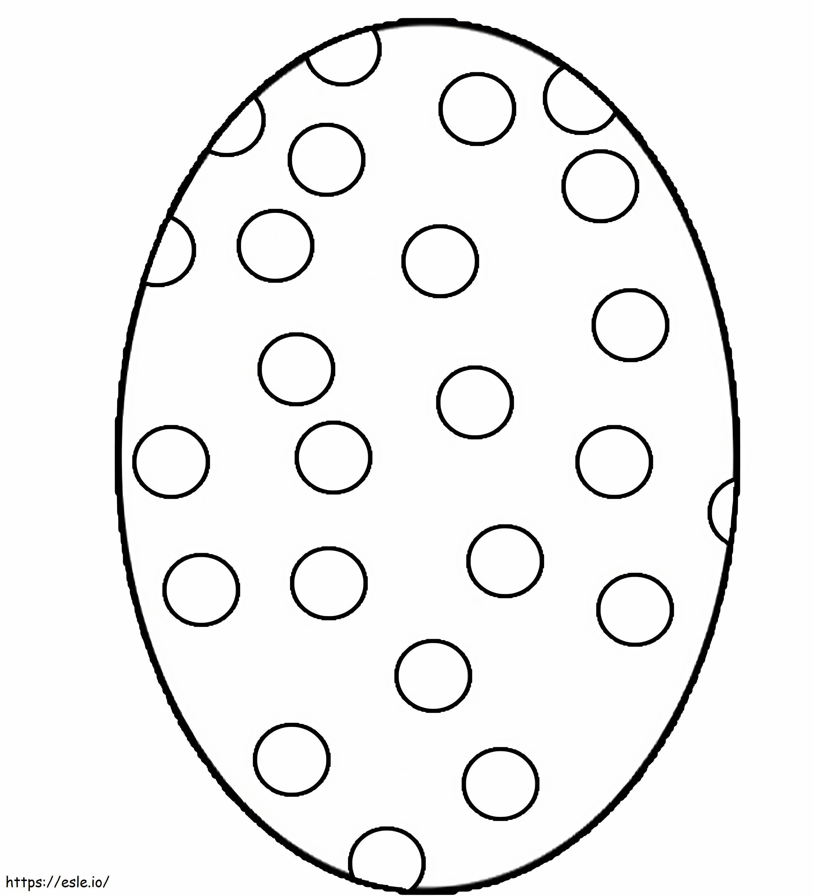 Huevo perfecto escamado para colorear