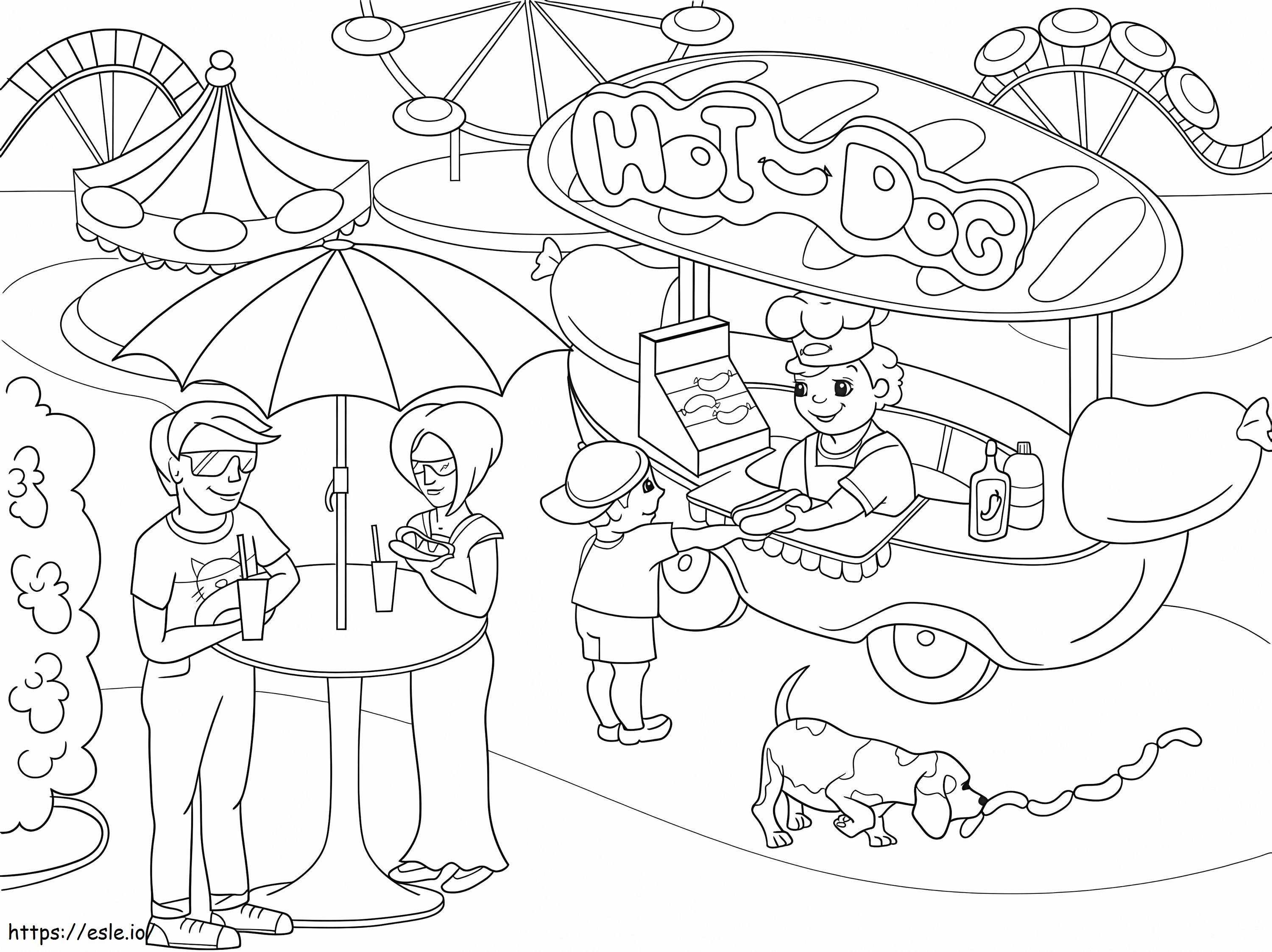 Printable Park coloring page