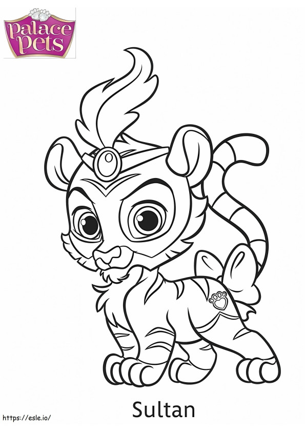 1587088002 Palace Pets Sultan coloring page