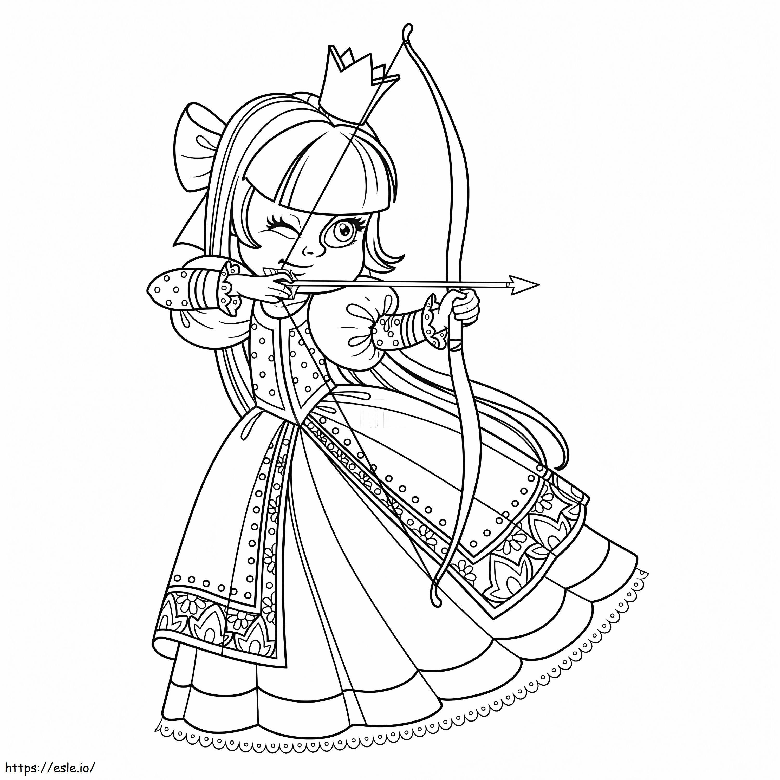 Great Archery coloring page