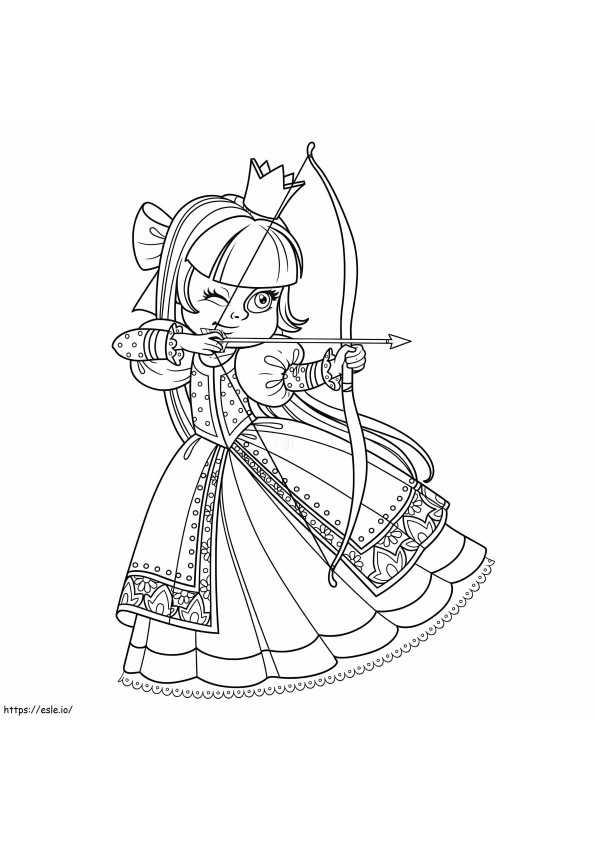 Great Archery coloring page