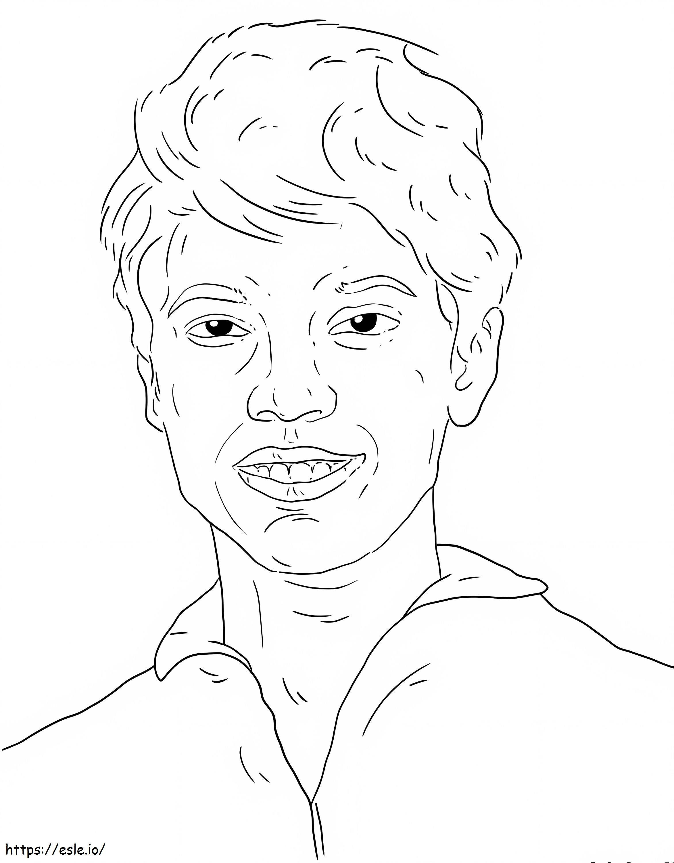 Print Wilma Rudolph coloring page