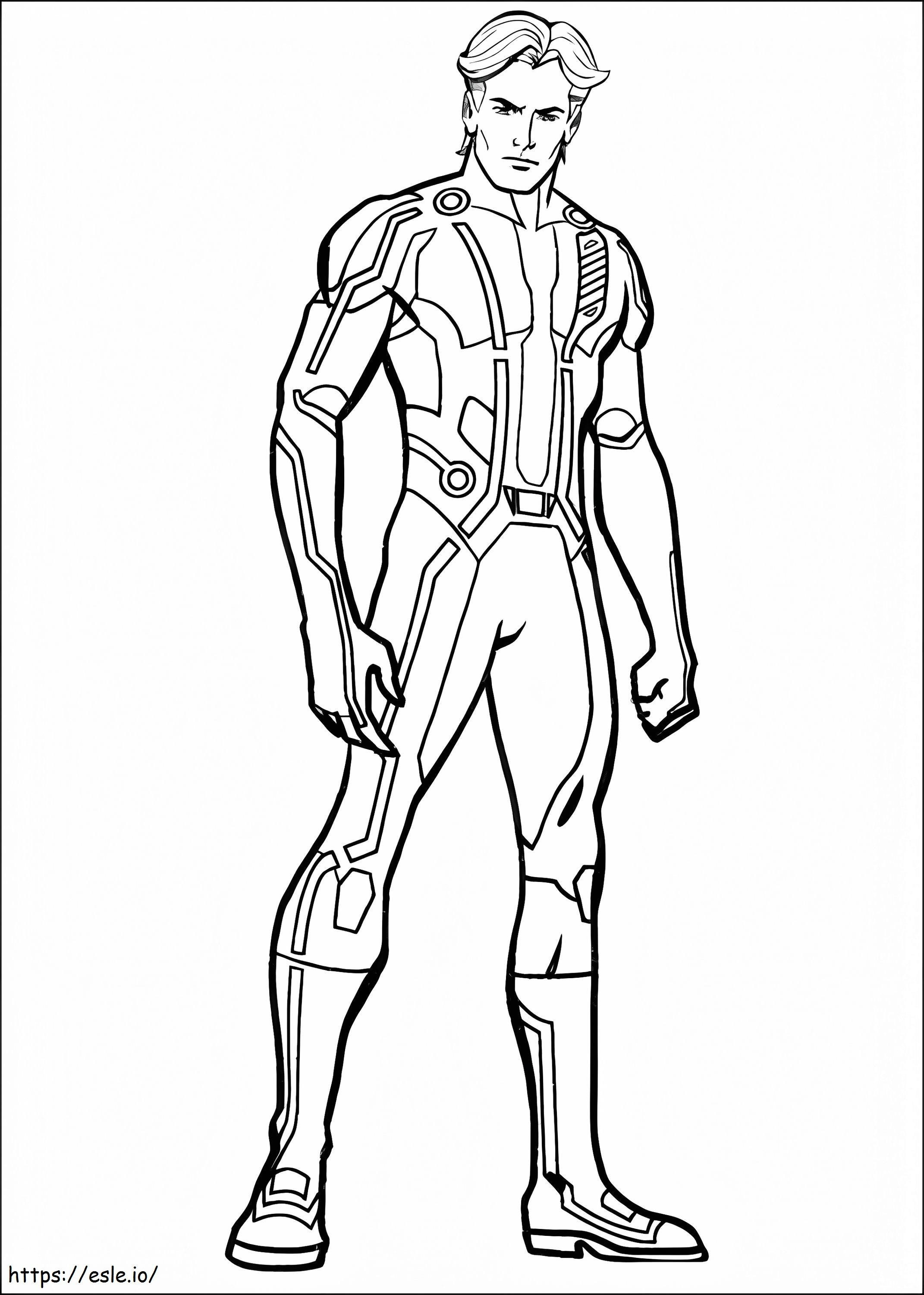 Handsome Tron coloring page