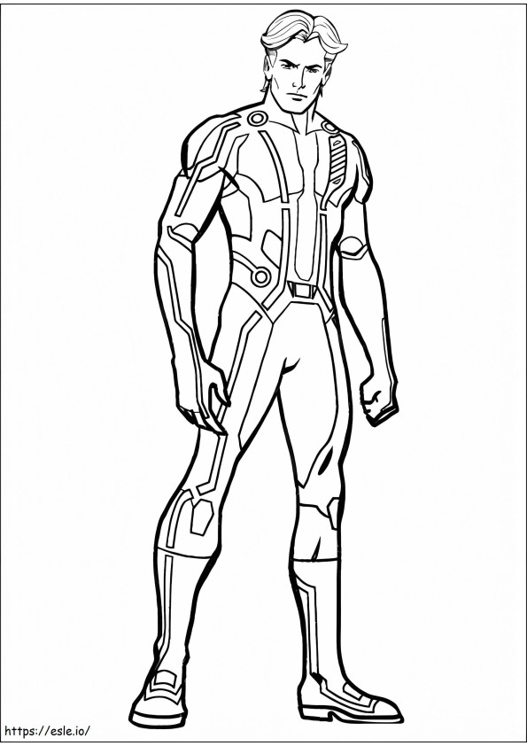 Handsome Tron coloring page