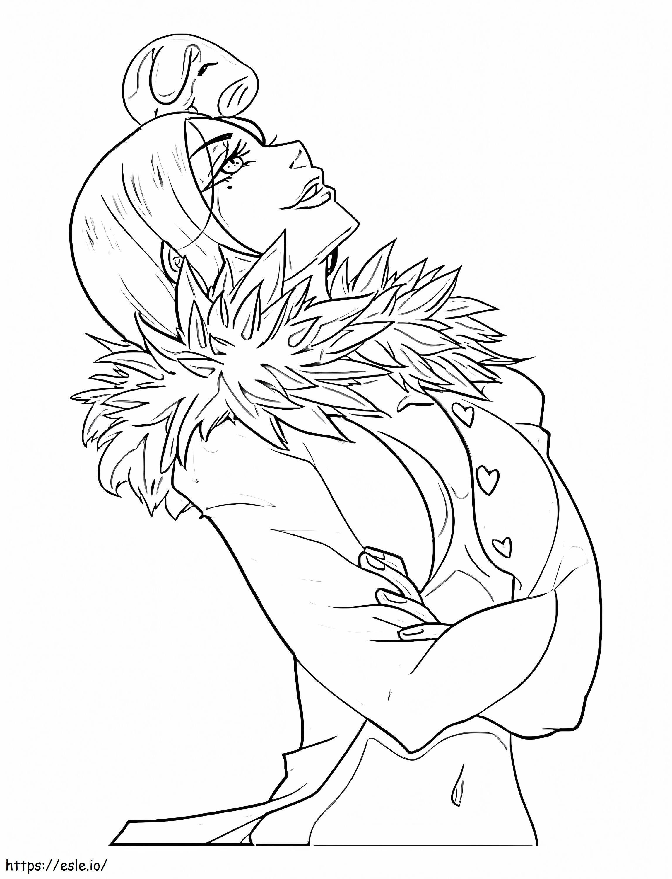 Merlin From The Seven Deadly Sins coloring page