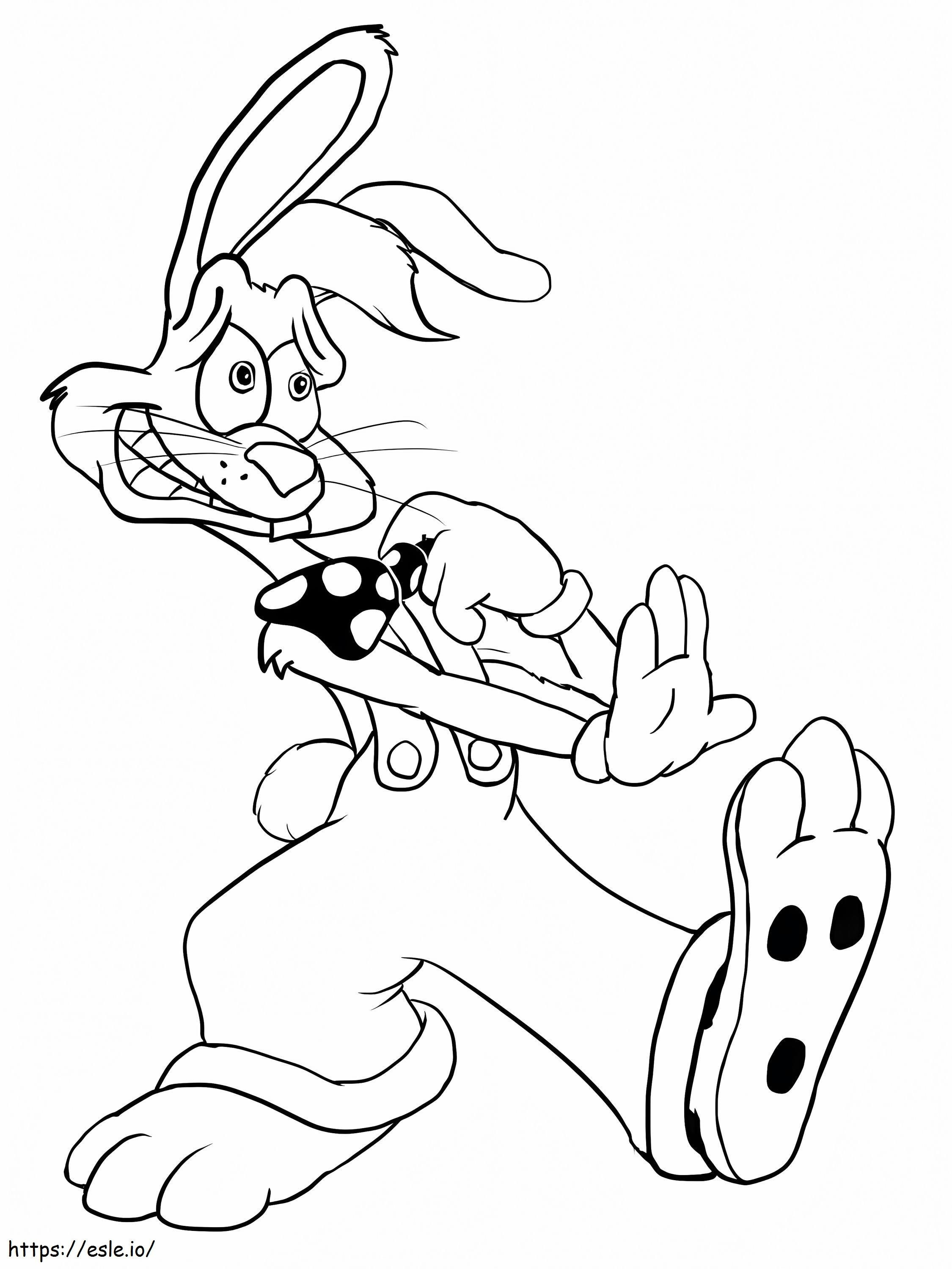 Free Printable Roger Rabbit coloring page