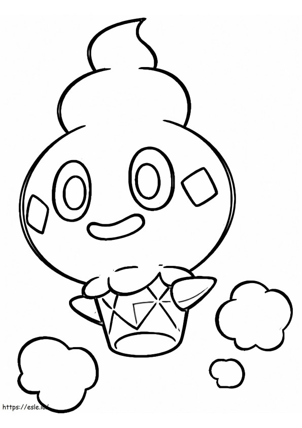 Lovely Vanillite coloring page