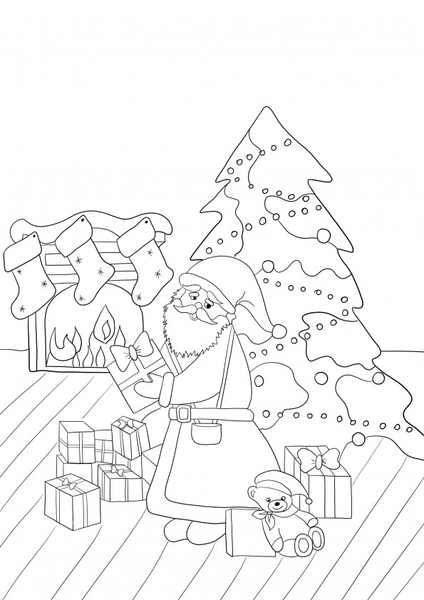 Frohe Weihnachtskarte kostenlos zum Ausdrucken und Herunterladen von Bildern