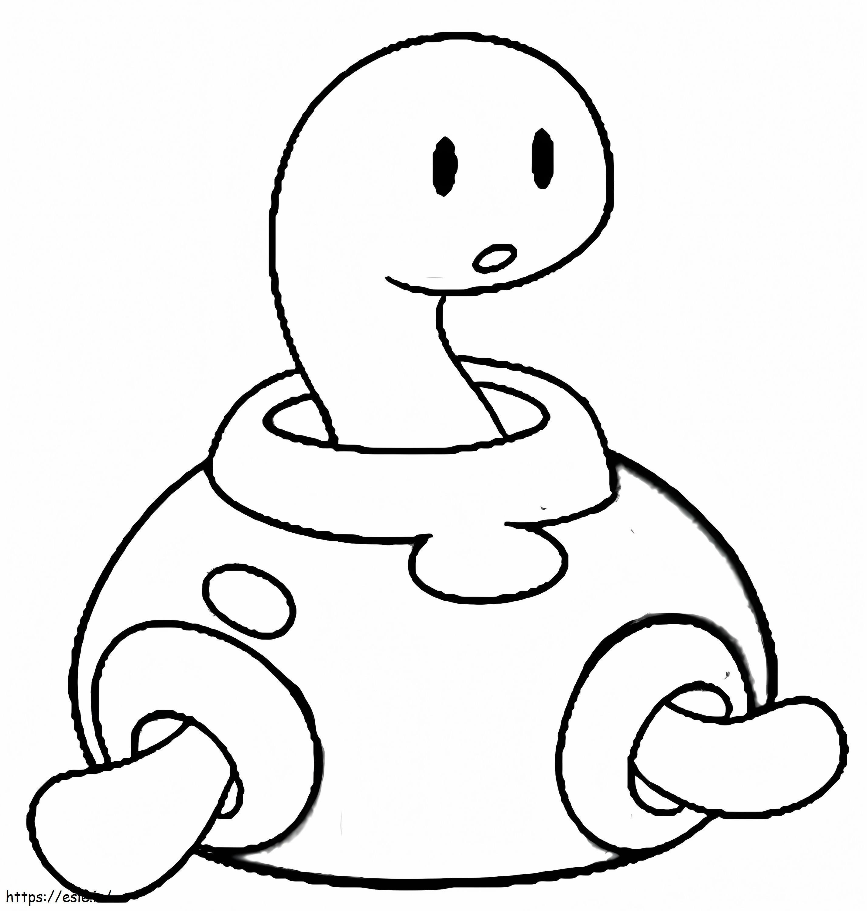 Adorable Shuckle coloring page