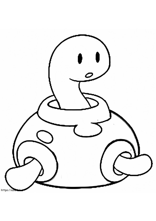 Adorable Shuckle coloring page