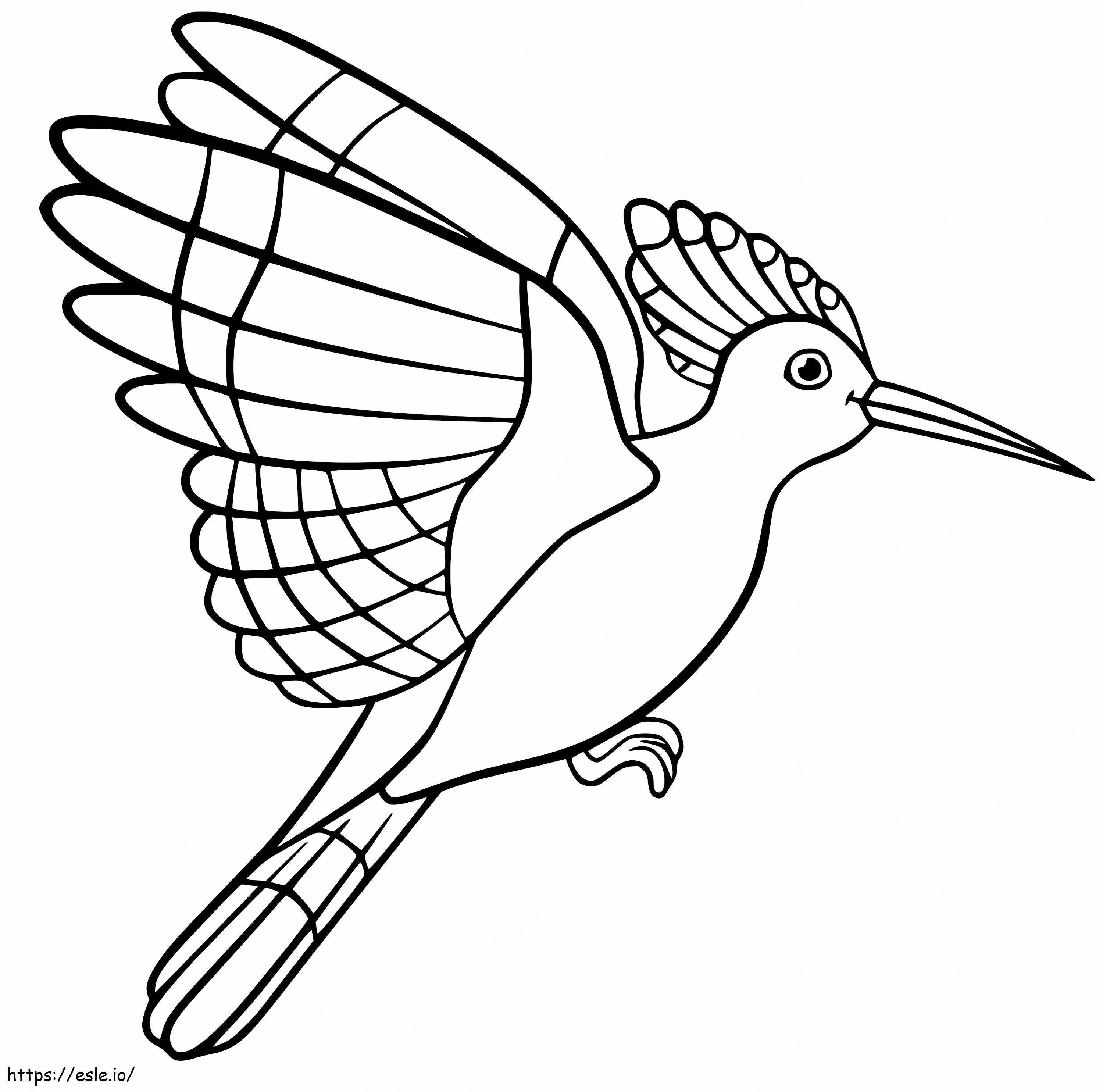 Lovely Ibis coloring page
