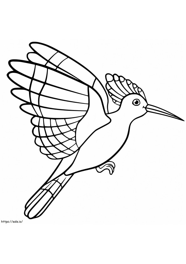 Lovely Ibis coloring page