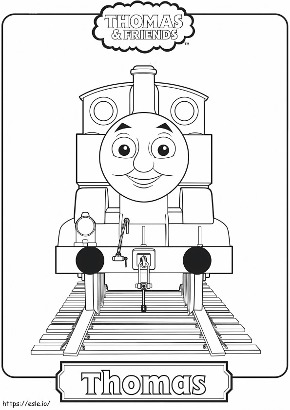 Thomas The Train coloring page