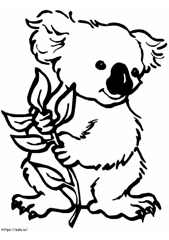 Coloriage Bébé Koala à imprimer dessin