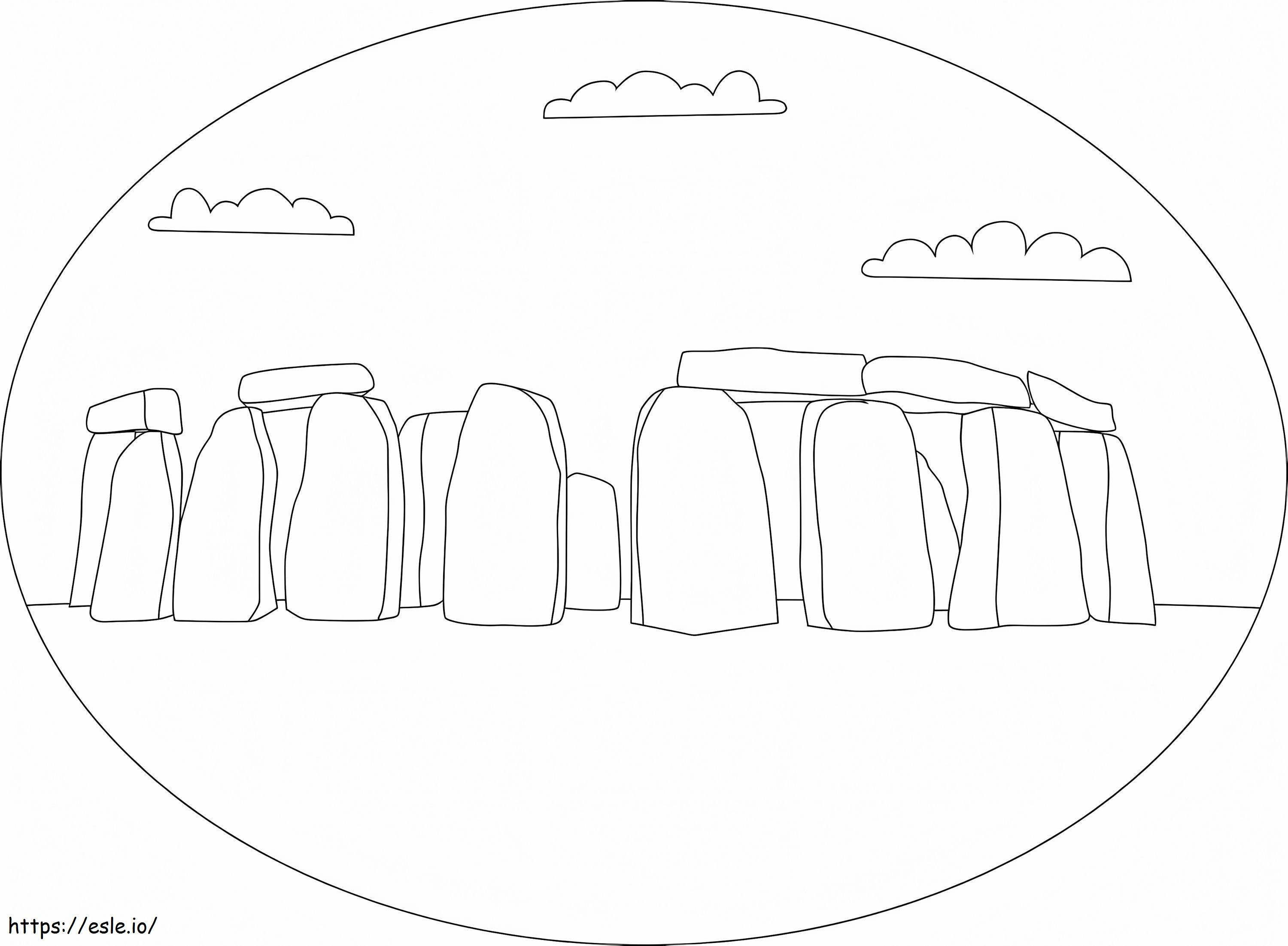 Stonehenge boyama