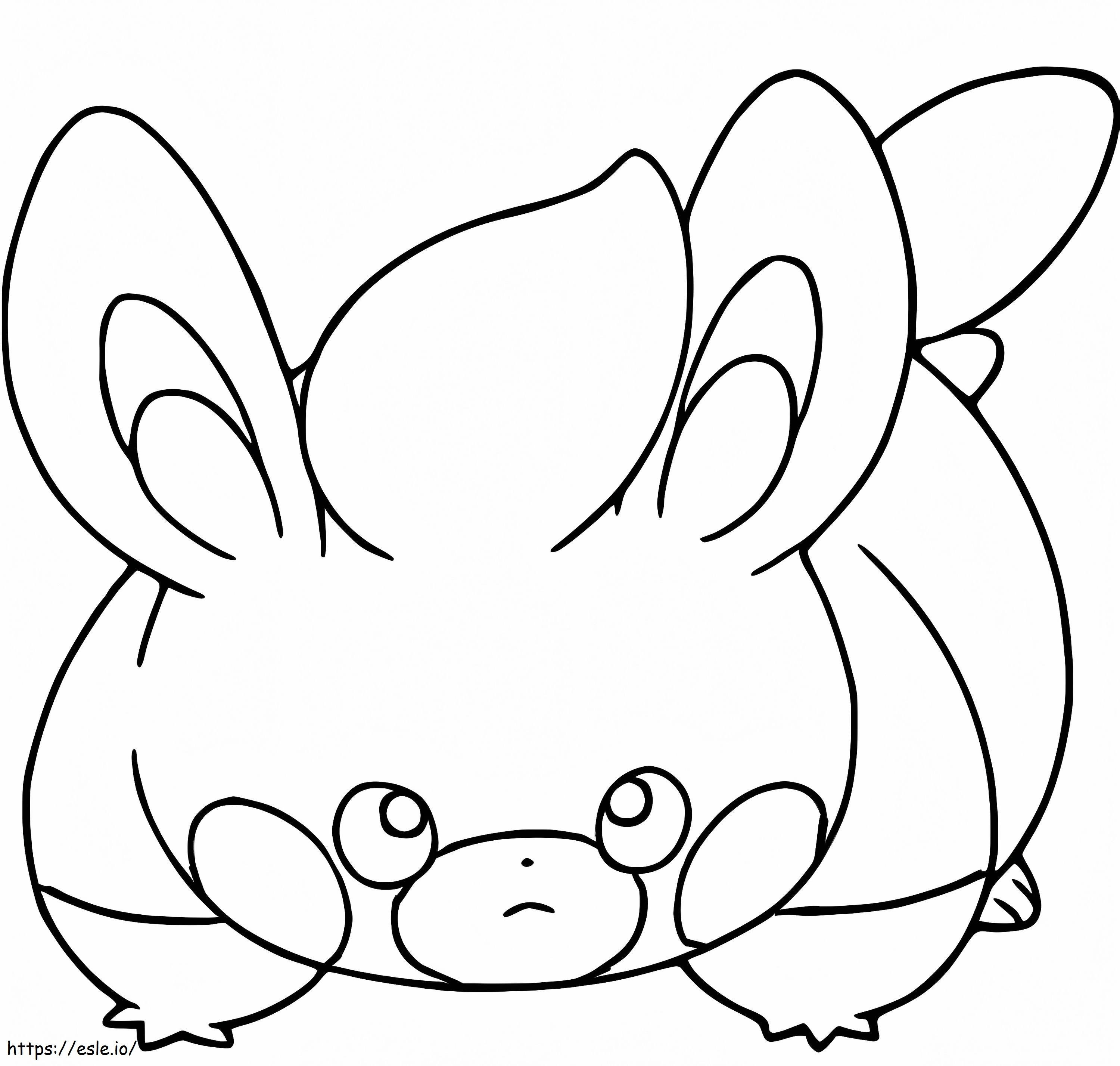 Pawmi Pokemon coloring page
