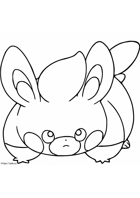 Pawmi Pokemon coloring page