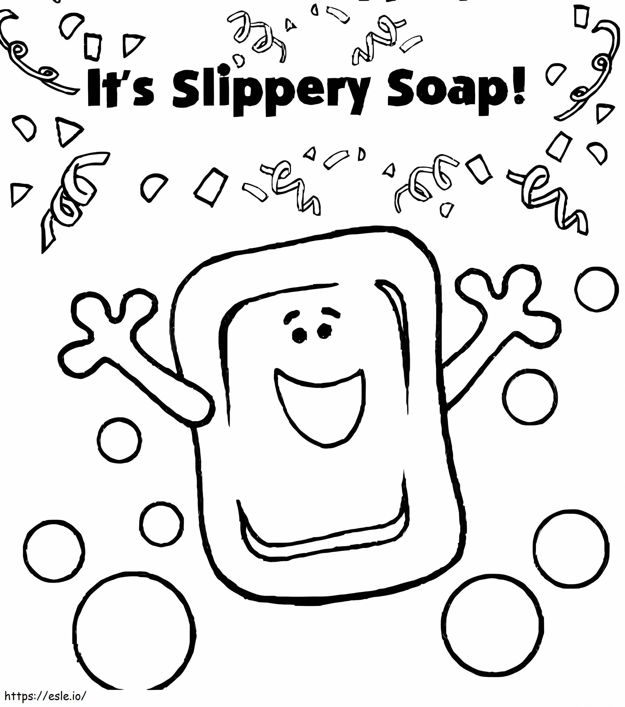 Soap For Hygiene coloring page