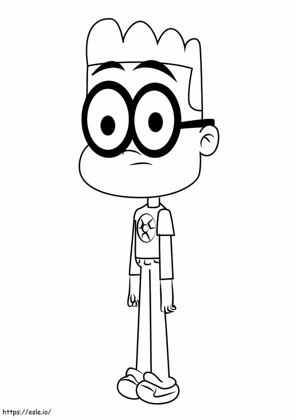 Theo Merton Jr. From Looped coloring page