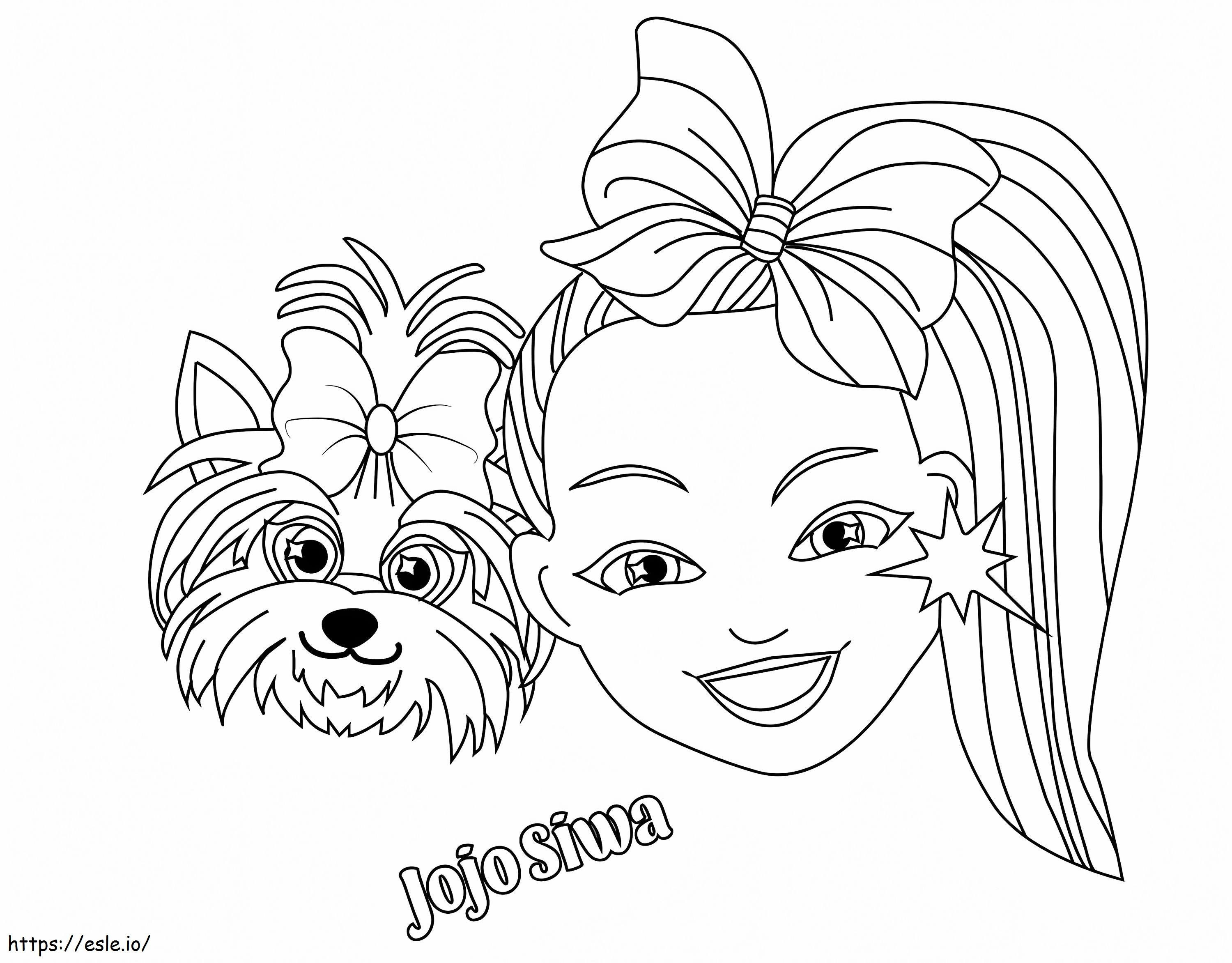Coloriage Jojo Siwa 3 à imprimer dessin