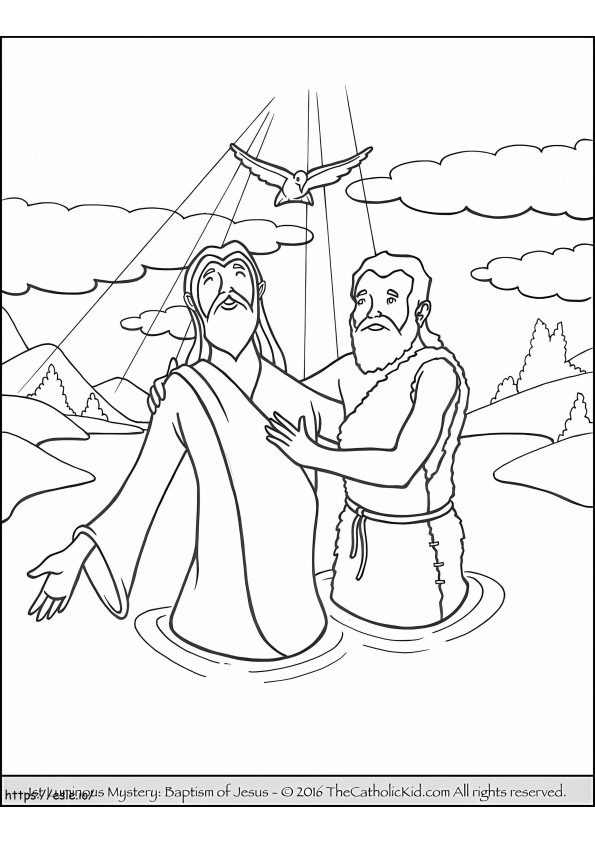 Epiphany 1 coloring page