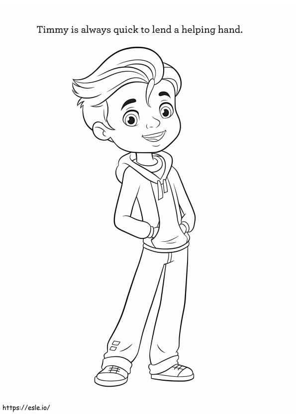 Timmy From Sunny Day coloring page