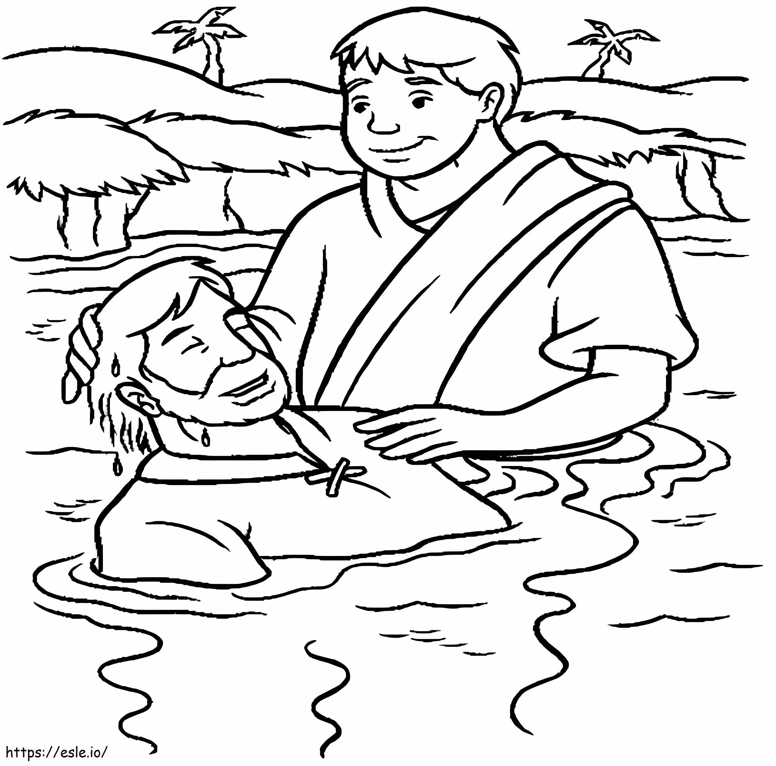 John The Baptist coloring page