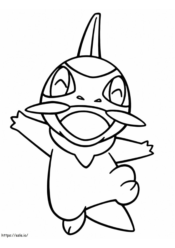 Glückliches Axew-Pokémon