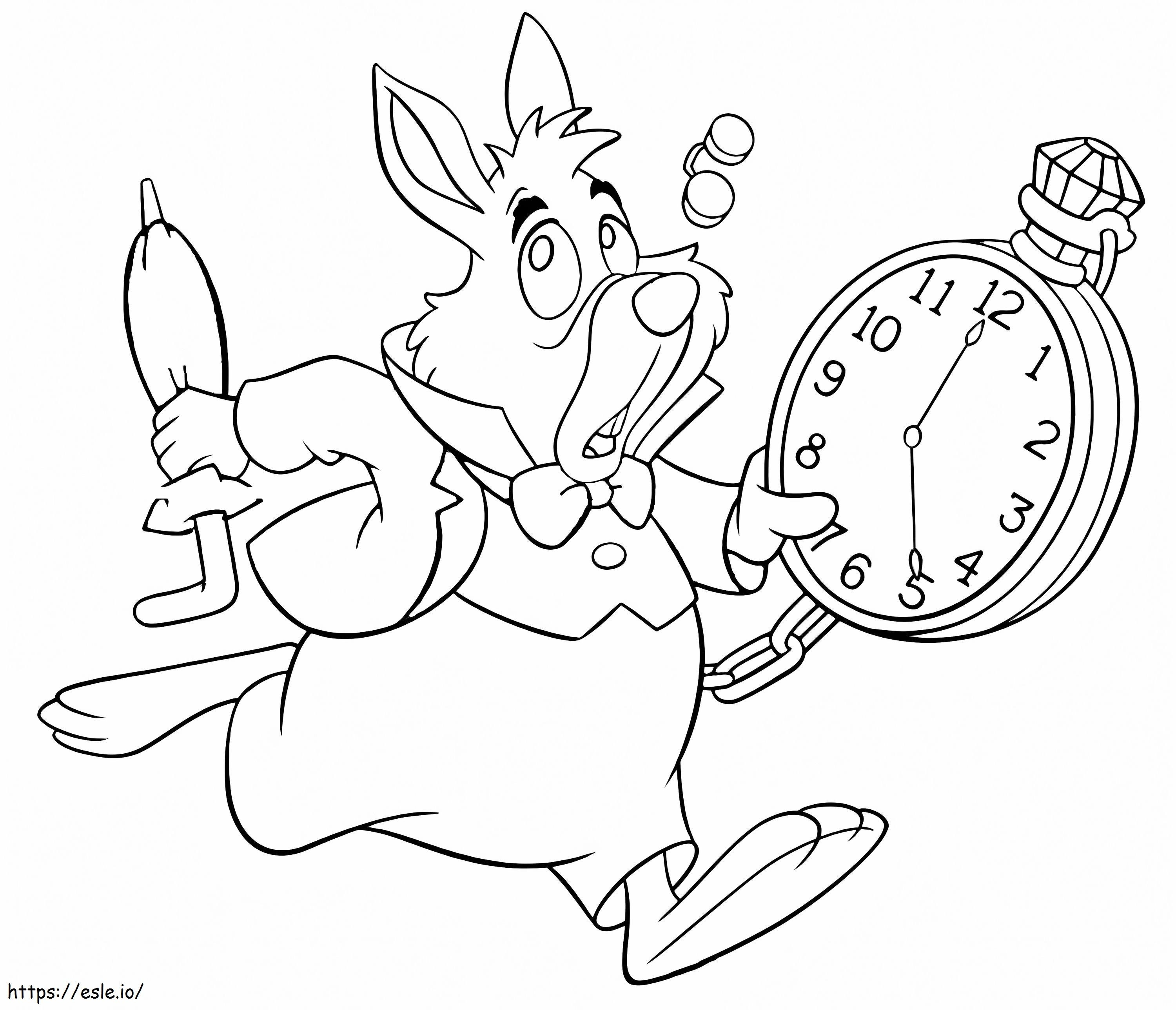 Alice in Wonderland Coloring Page