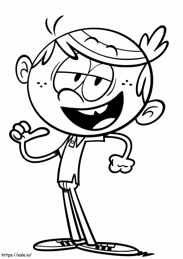 Lincoln Loud House coloring page