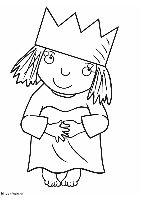 1576467486 Little Princess coloring page