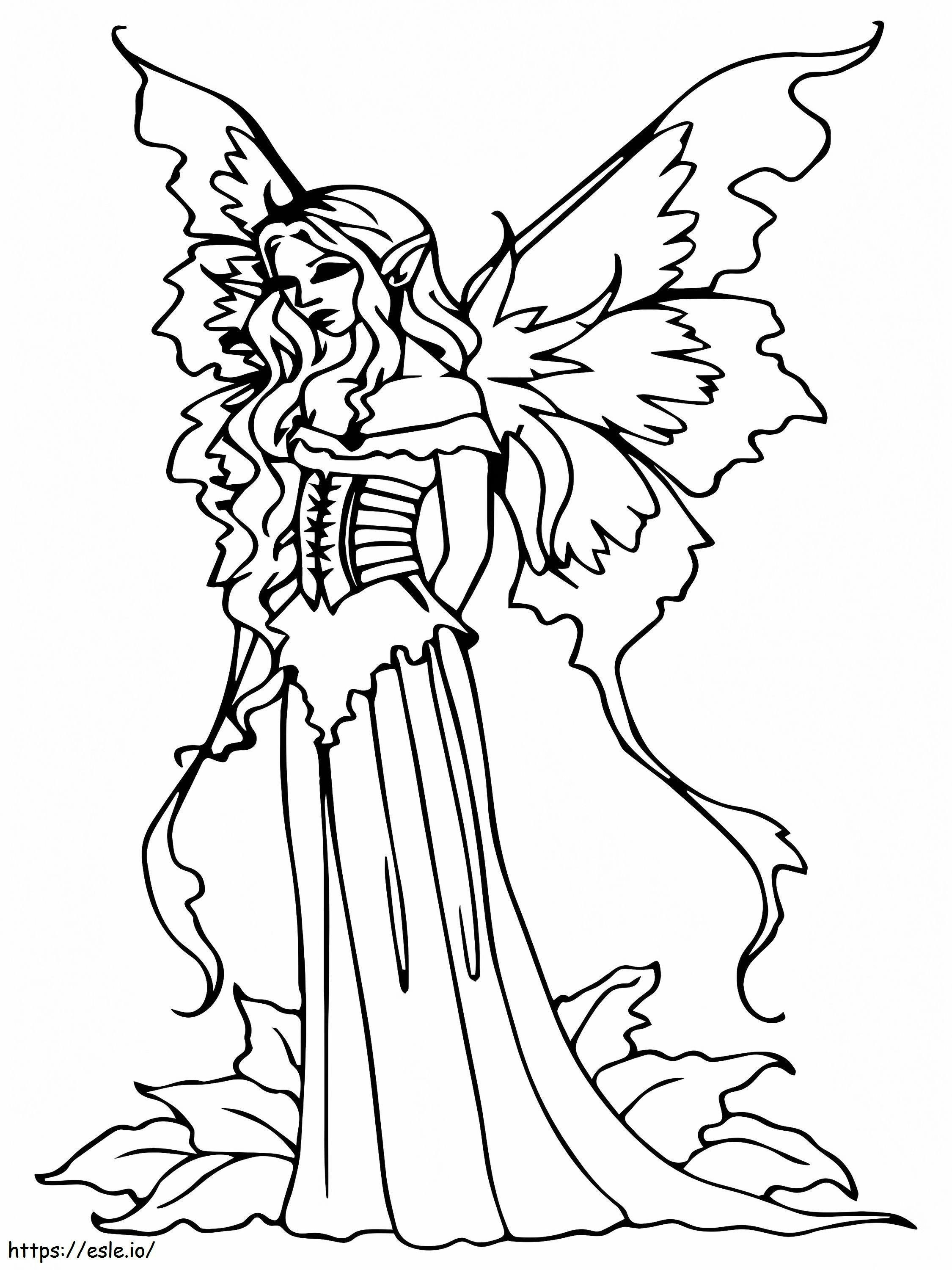 Fantastic Fairy Princess coloring page