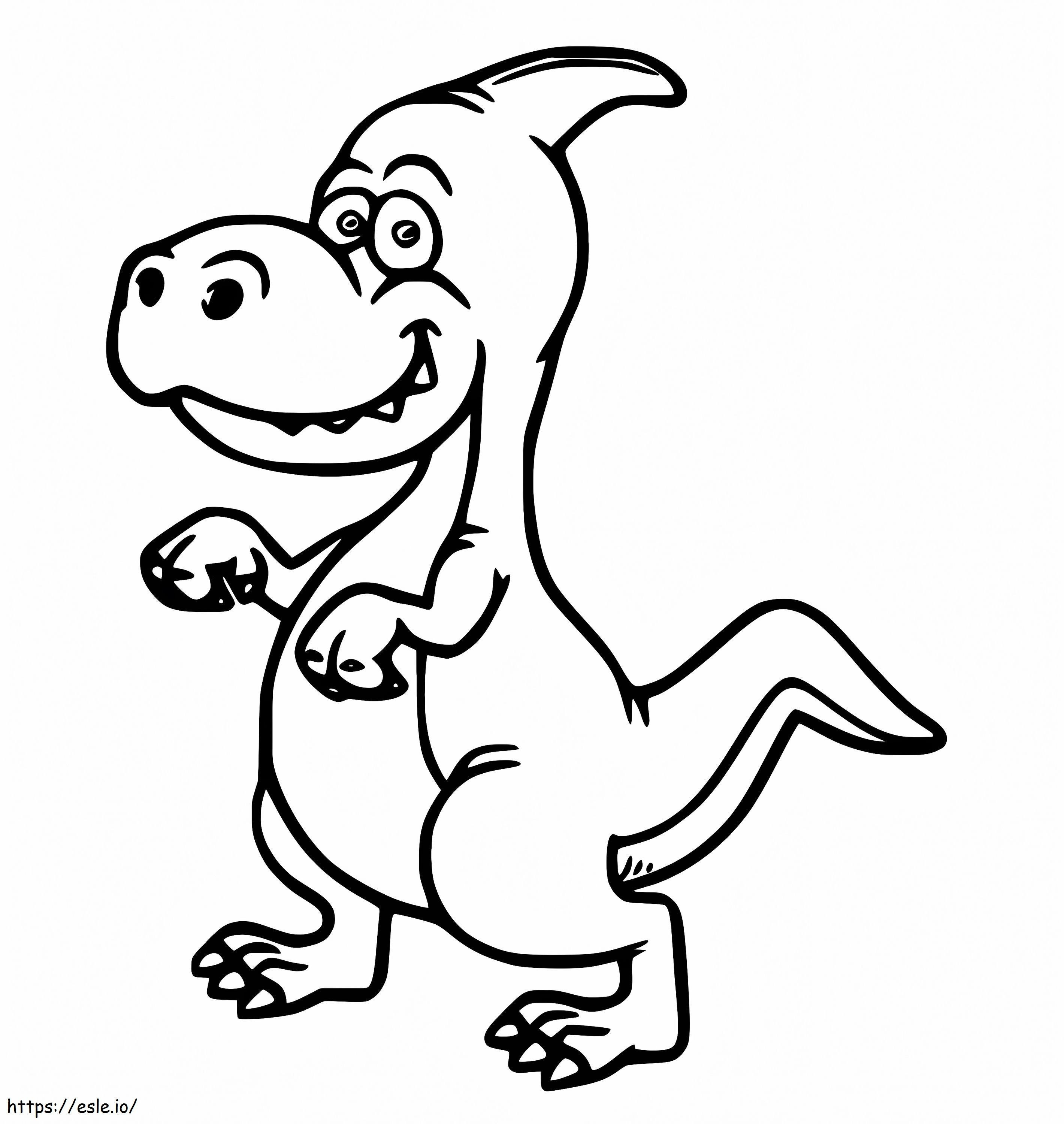 Desen animat Parasaurolophus de colorat