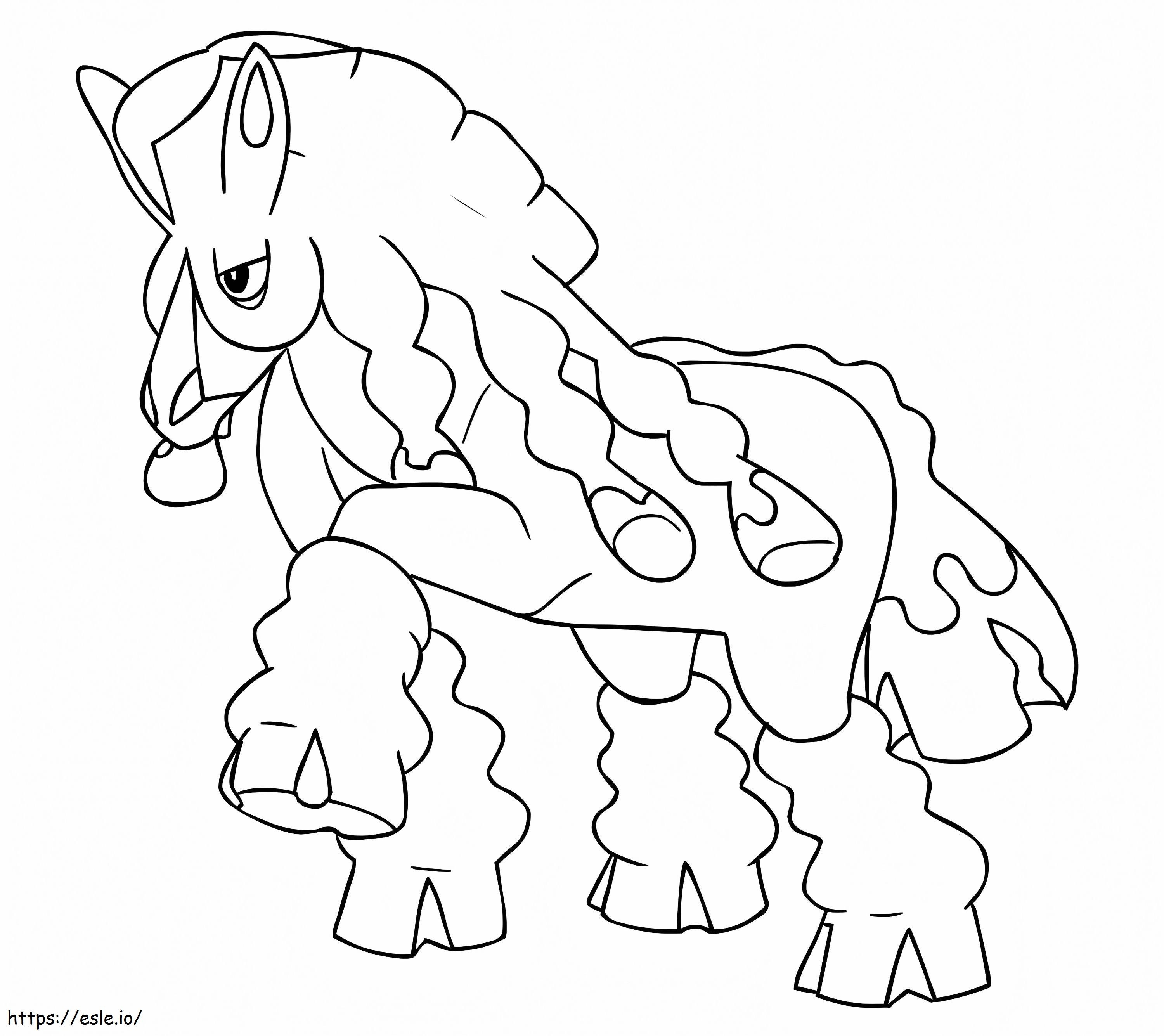 Coloriage Pokémon 2 de Mudsdale à imprimer dessin