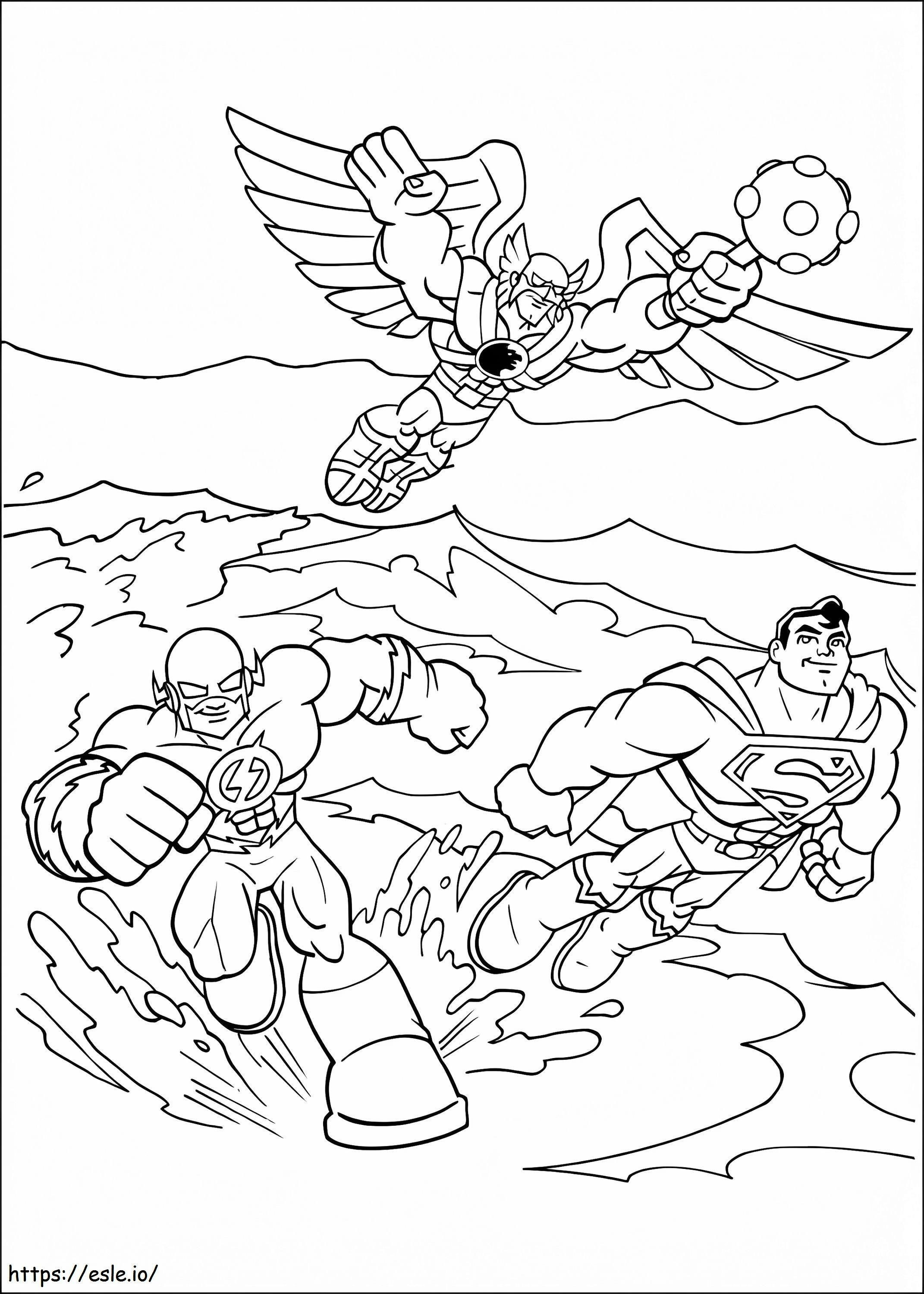 Super Friends To Color coloring page